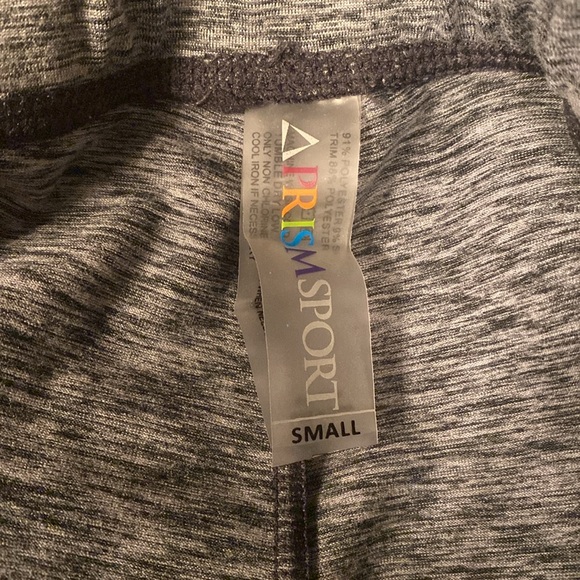 PRISMSPORT Charcoal Grey and Black Striped Joggers - Picture 4 of 4